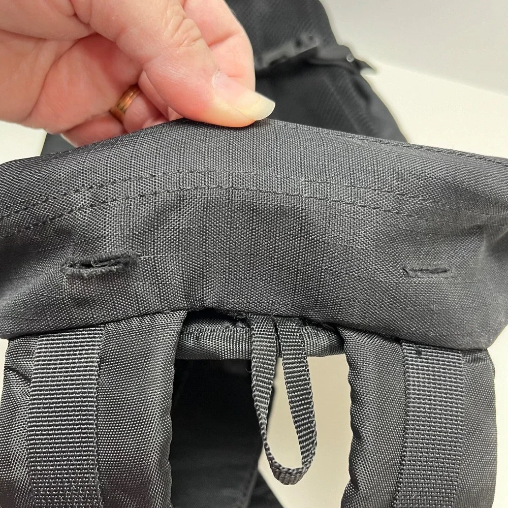 Performance Cycling Monsoon Max Black Ripstop Nylon Small Padded‎ Backpack